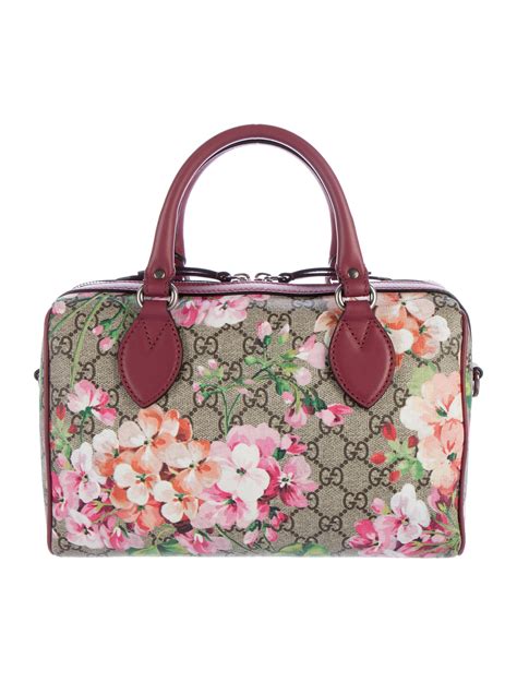 gucci bloom tote handbag|gucci blooms boston bag.